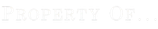 Property Of logo