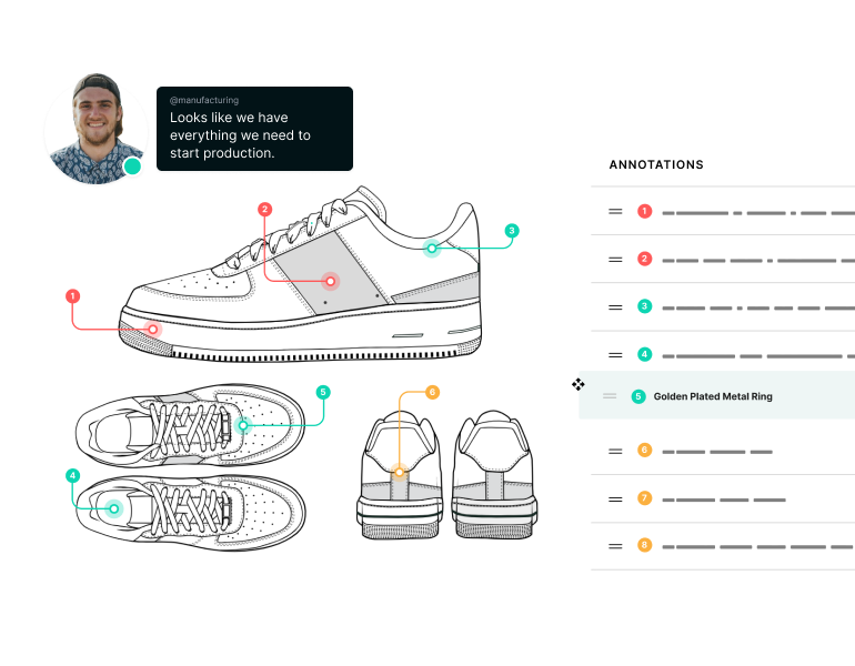 Easily create annotation lines and callouts with our native image editor